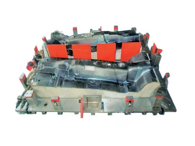 Console forming die-cutting mould – lower die